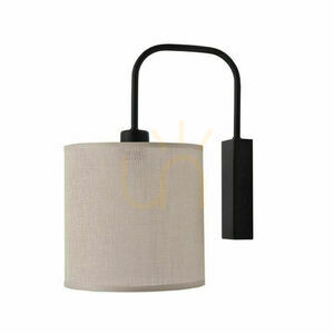 Vägglampa Antigo Lamego beige tyg/stål 32 cm E27 4046 small 0