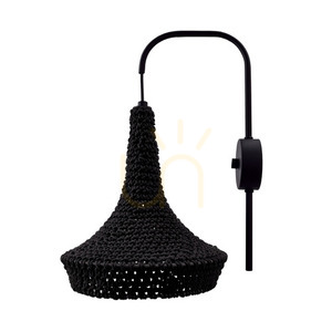 Vägglampa Antigo Mahaka svart stål 39 cm E27 4031 small 0