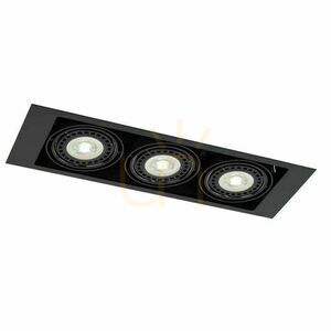 Inbyggd armatur Antigo Muko 3 svart LED ES111 3314 small 0