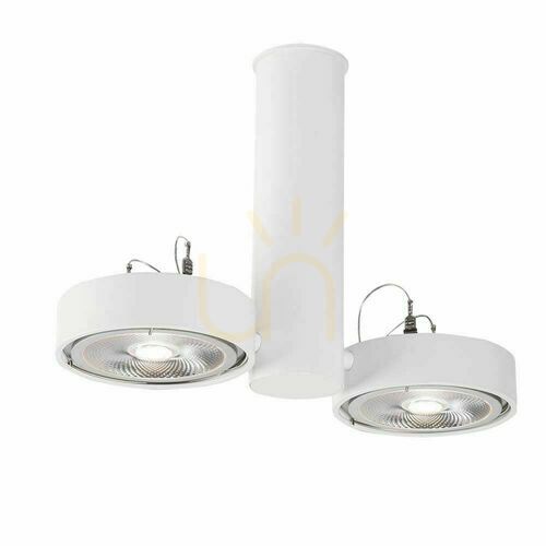 Kontrollera Spotlight Antigo Natori 2 vit LED ES111 7212