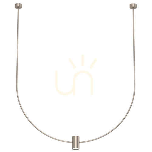 Kontrollera Pendellampa Antigo no. C platina matt stål 86 cm GU10 LED 5083