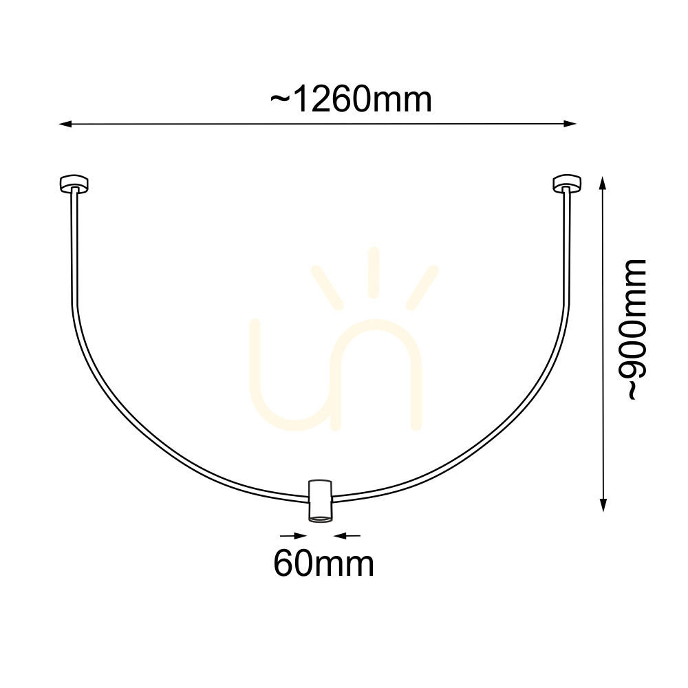 Utsikt Pendellampa Antigo No. C platina matt stål 126 cm GU10 LED 5084 Pendellampa Antigo No. C platina matt stål 126 cm GU10 LED 5084