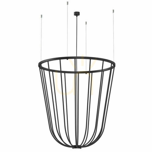 Kontrollera Pendellampa Antigo no. moon O Z svart 80 cm stål LED GX53 5143