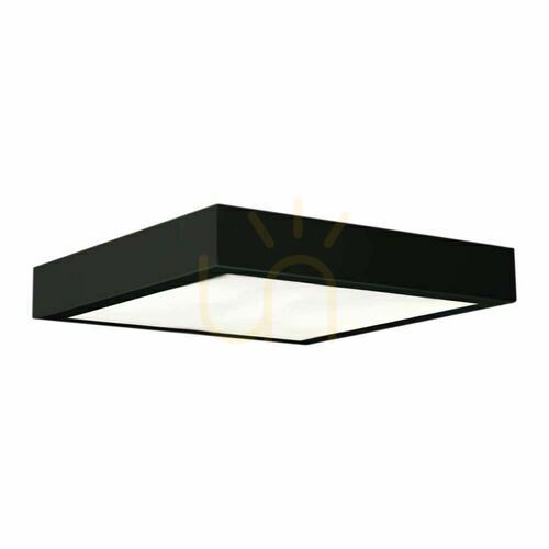 Kontrollera Plafond Antigo Nomi LED svart 42x42 cm 4000K 8450