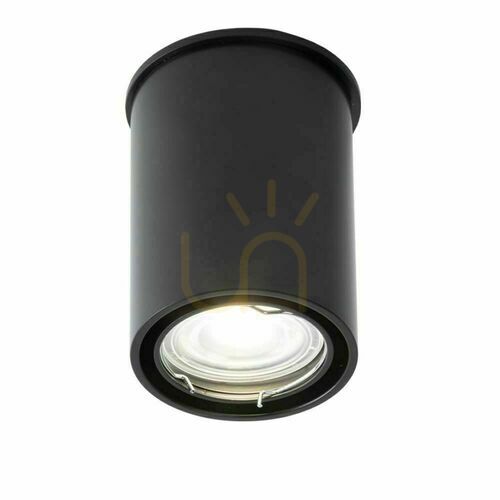 Kontrollera Plafond Antigo Osaka svart GU10 100 mm 1119