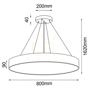 Pendellampa Antigo Sengo P 80 vit LED E27 5-ljus 5213 small 1