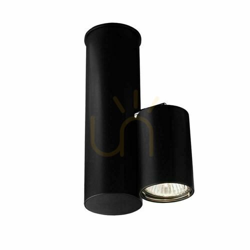 Kontrollera Spotlight Antigo Shima 1 svart GU10 2201