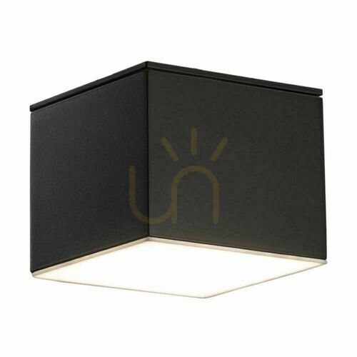 Kontrollera Plafond Antigo Suwa svart 100x100 mm LED GX53 1175