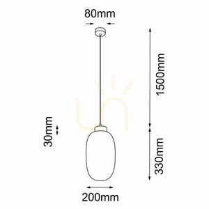 Taklampa Antigo Tanpo I Z svart 20 cm 5208 small 1