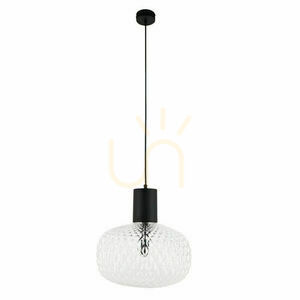 Pendellampa Antigo Tanpo svart glas stål 30 cm 5209 small 0