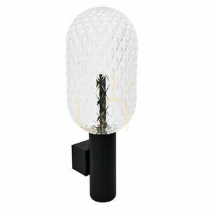 Vägglampa Antigo Tanpo 4008 svart stål/glas 53 cm LED G9 small 0