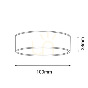 Plafond Antigo Tottori svart IP44 10 cm 3000K LED 8056 1 Plafond Antigo Tottori svart IP44 10 cm 3000K LED 8056 small 1