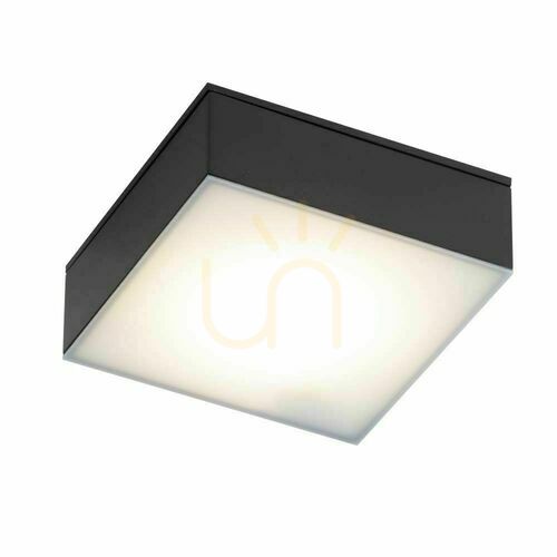 Kontrollera Plafond Antigo Tottori svart IP44 LED 3000K 10x10 cm 8057