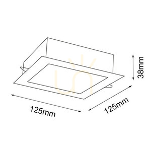 Infälld LED-armatur Antigo Tottori svart 125 mm IP44 4000K 8581 1 Infälld LED-armatur Antigo Tottori svart 125 mm IP44 4000K 8581 small 1
