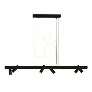 Taklampa Antigo Yabu 6 svart stål 120 cm 5067 small 0