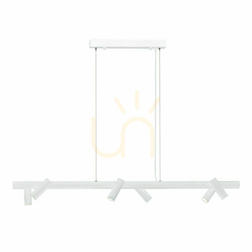Kontrollera Pendellampa Antigo Yabu 6 vit stål 120 cm 5064