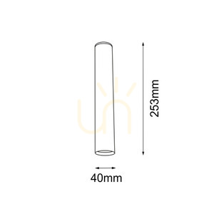 Plafond Antigo Yabu 1167 svart 25,3 cm MR11 LED small 1