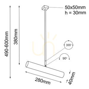 Spotlight Antigo Yabu R1 svart LED MR11 2241 small 1