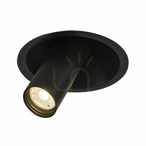 Kontrollera Infälld lampa Antigo Yakumo 1 svart LED MR11 7804