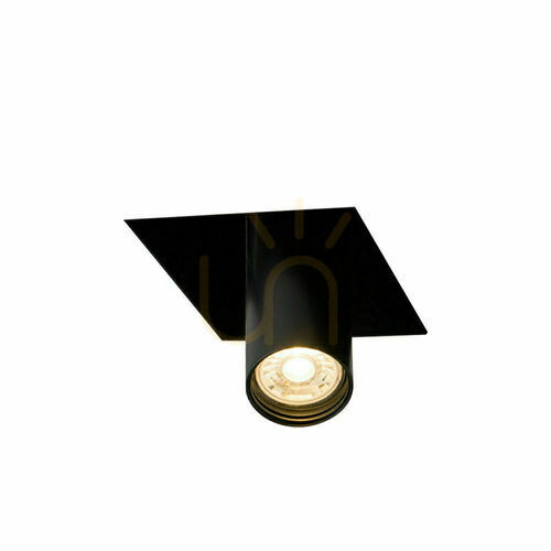 Kontrollera Infälld lampa Antigo Yamato 1 svart stål MR11 3036