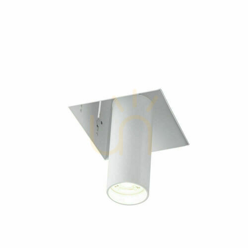 Kontrollera Infälld lampa Antigo Yamato 1 vit stål 9x17 cm MR11 3037