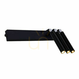 Vägglampa Antigo Alha E 3 svart stål G9 LED 30,2 cm small 0