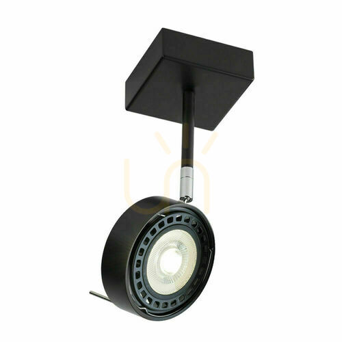 Kontrollera Spotlight Antigo Fussa 1 svart LED ES111 2218
