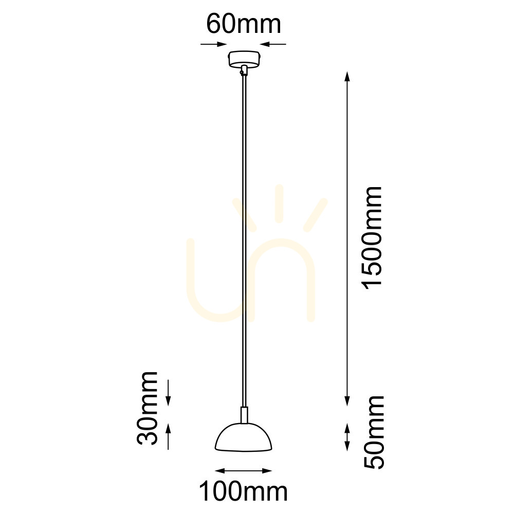 Utsikt Pendellampa Antigo No. Di vit 10 cm GX53 5161 Pendellampa Antigo No. Di vit 10 cm GX53 5161