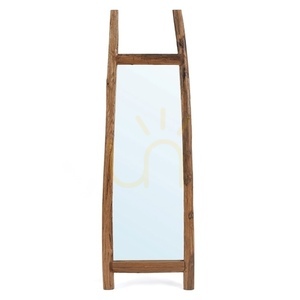 Spegel BAZAR BIZAR i återvunnet teakträ, natur/beige, 170 cm, Mirrors small 5