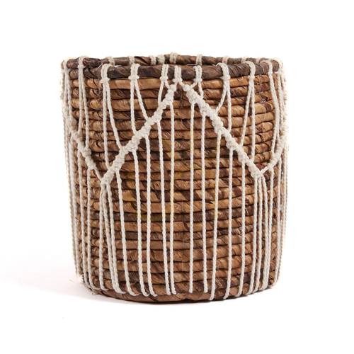 Kontrollera Korg BAZAR BIZAR Baskets naturvit bananblad bomull M