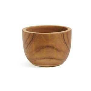 Äggkopp i teakträ BAZAR BIZAR Teak Root Collection, natur, 5 cm small 2