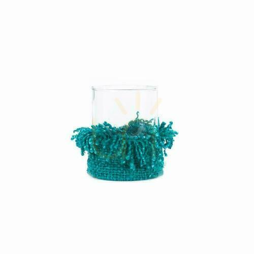 Kontrollera Ljusstake BAZAR BIZAR Oh My Gee Collection Aqua bomull L