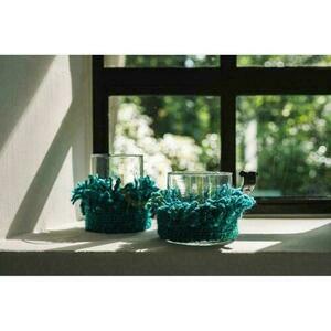 Ljusstake BAZAR BIZAR Oh My Gee Aqua bomull M 11 cm small 2