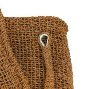 Coco triangulärt solsegel 350x350 - natur small 4