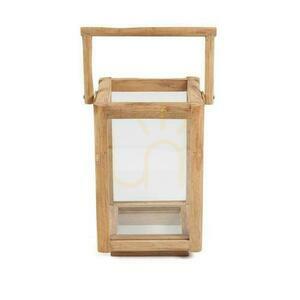 Lykta BAZAR BIZAR Nusa Penida S återvunnet teakträ Beige Outdoor Collection small 5