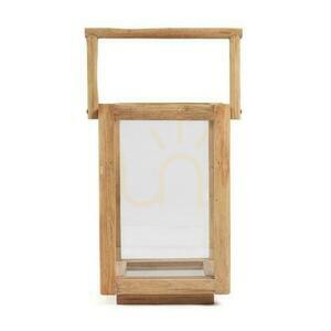 Lykta BAZAR BIZAR Nusa Penida S återvunnet teakträ Beige Outdoor Collection small 6