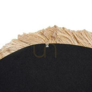 Spegel BAZAR BIZAR La Contessa Naturell Abaca Gräs 80 cm Mirrors small 3