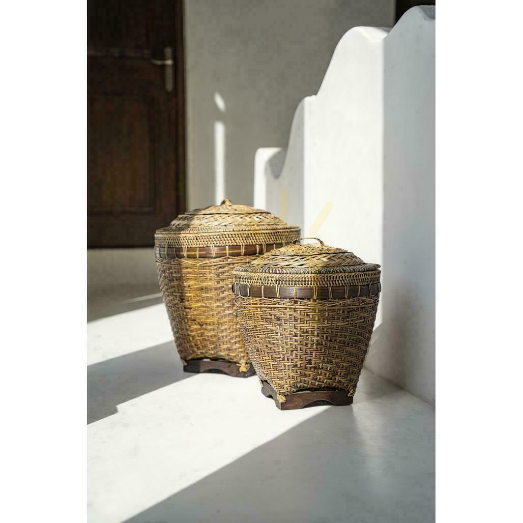 Utsikt Rottingkorg BAZAR BIZAR Colonial Collection naturbrun M Rottingkorg BAZAR BIZAR Colonial Collection naturbrun M