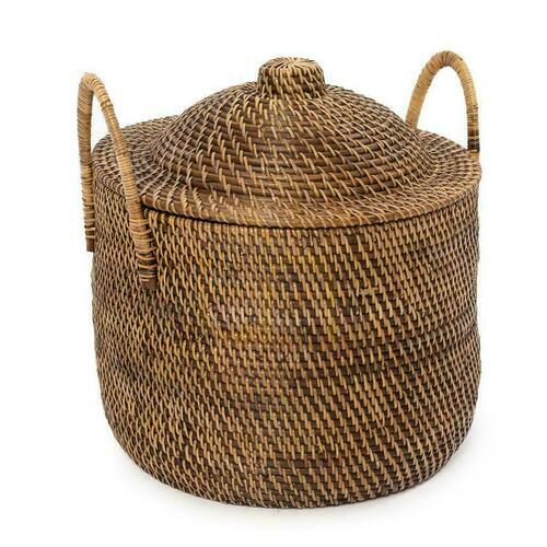 Kontrollera Rottingkorg BAZAR BIZAR Colonial Collection Naturbrun 40 cm