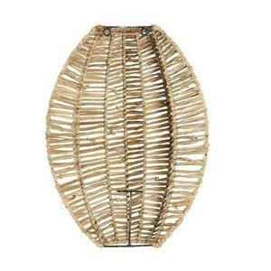 Pendant Light BAZAR BIZAR Raffia Beige Natural Boho Handmade 30x15x40 cm small 2