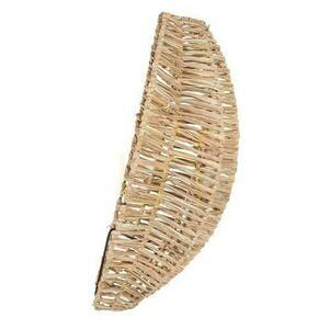 Pendant Light BAZAR BIZAR Raffia Beige Natural Boho Handmade 30x15x40 cm small 3