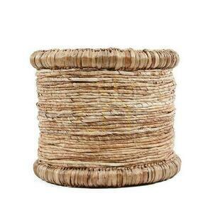 Korg BAZAR BIZAR Baskets Chuka naturlig vattenhyacint och bananblad 38 cm small 0