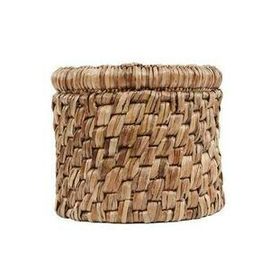 Korg i vattenhyacint BAZAR BIZAR The Choppy Basket natur Ø36 cm small 2