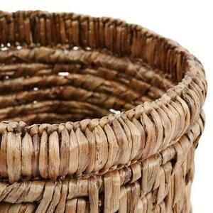Korg i vattenhyacint BAZAR BIZAR The Choppy Basket natur Ø36 cm small 4
