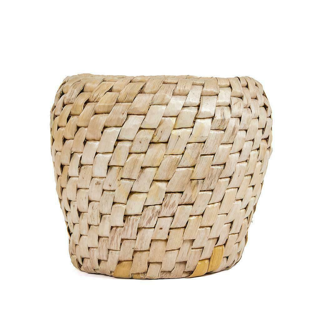 Kontrollera Rottingkorg BAZAR BIZAR Baskets Chidi i bananblad, naturlig beige Rottingkorg BAZAR BIZAR Baskets Chidi i bananblad, naturlig beige