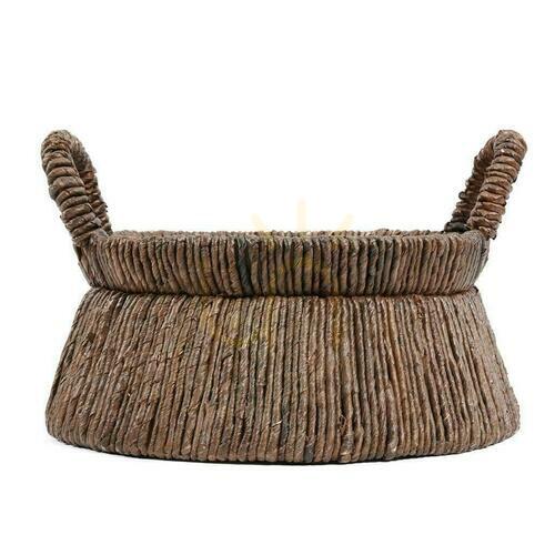 Kontrollera Rottingkorg BAZAR BIZAR Bananblad Natur 42x42x26,5 cm Baskets
