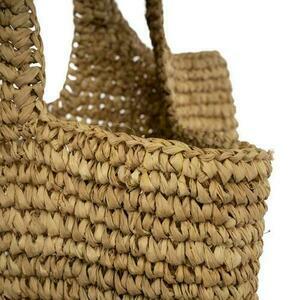 Raffiakorg BAZAR BIZAR natur 17x40 cm handgjord shopper 2 Raffiakorg BAZAR BIZAR natur 17x40 cm handgjord shopper small 2