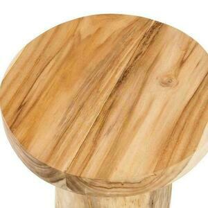 Sidobord BAZAR BIZAR Inti i teakträ, naturlig, Stools & Side Tables small 2