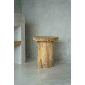Sidobord BAZAR BIZAR Inti i teakträ, naturlig, Stools & Side Tables small 6