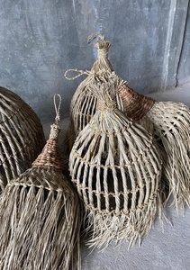 Pendellampa BAZAR BIZAR Grass Collection natur Mendong gräs L small 7